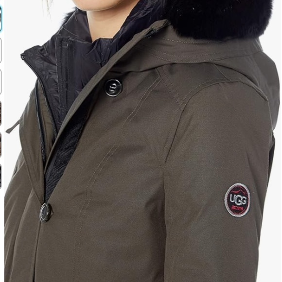 UGG Adirondack Waterproof Grey Parka - S - Picture 1 of 9
